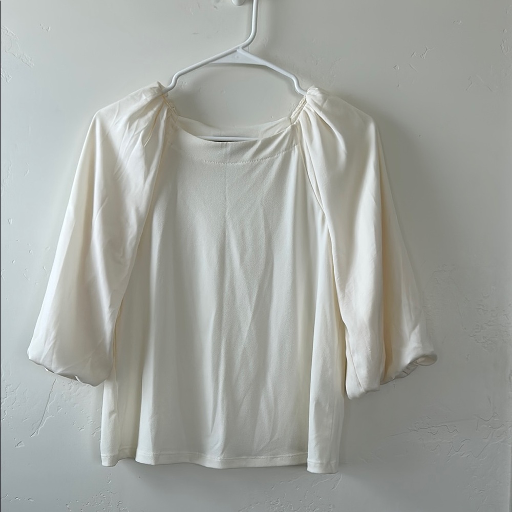 Banana Republic Factory Elegant Cream Women's Top